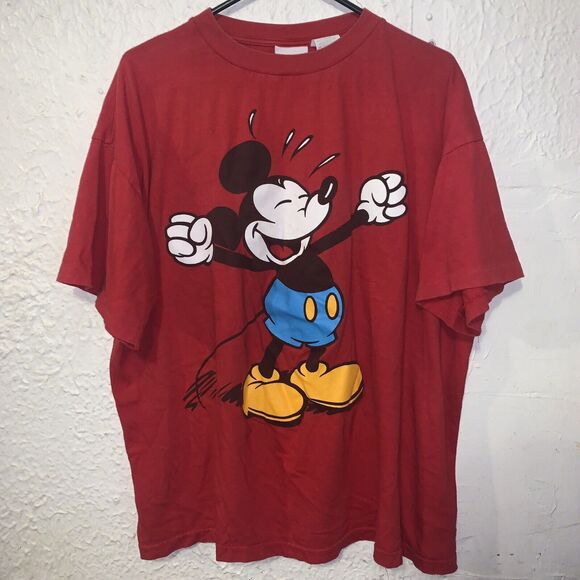 Vintage 80/90s Disney Designs Mickey Mouse & Co Shirt One Size Fits All USA - Picture 1 of 5